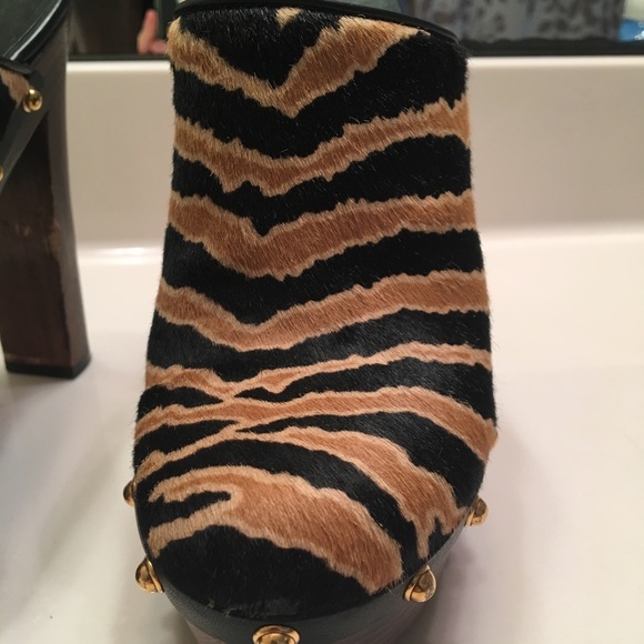 Gucci wooden heel clogs - Picture 4 of 5